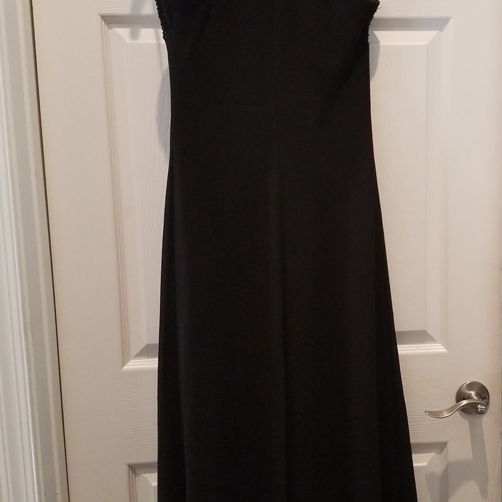 Cachet black maxi spaghetti strap dress - Picture 9 of 14